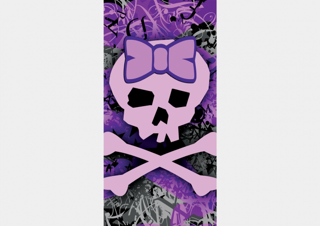 Purple Girly Skull