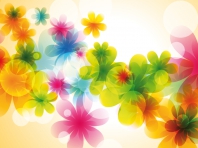 Coloured Flowers 01
