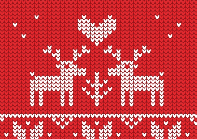Knitting Reindeer